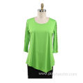 Solid Color Comfortable Casual Round Neck